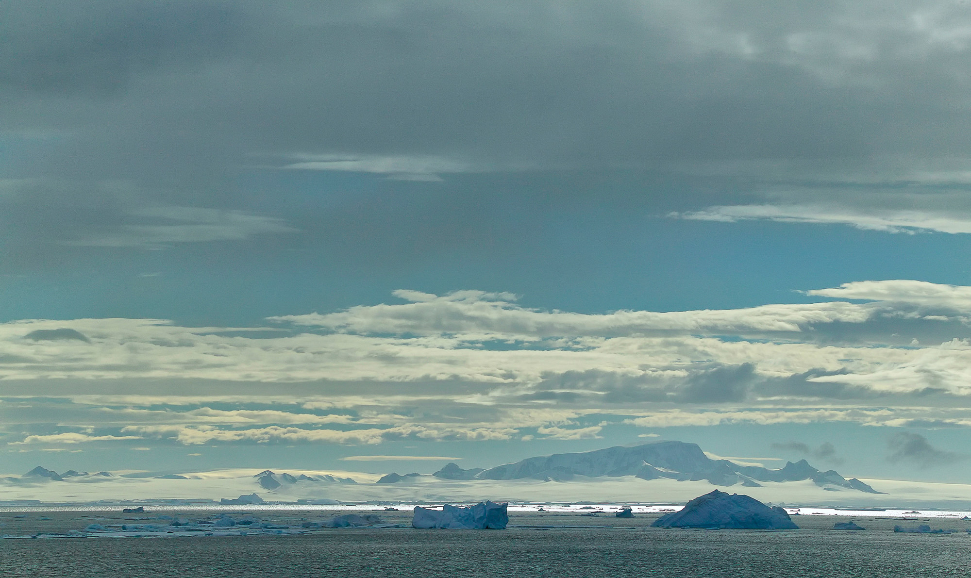 Abendstimmung im  Antarctic Sound