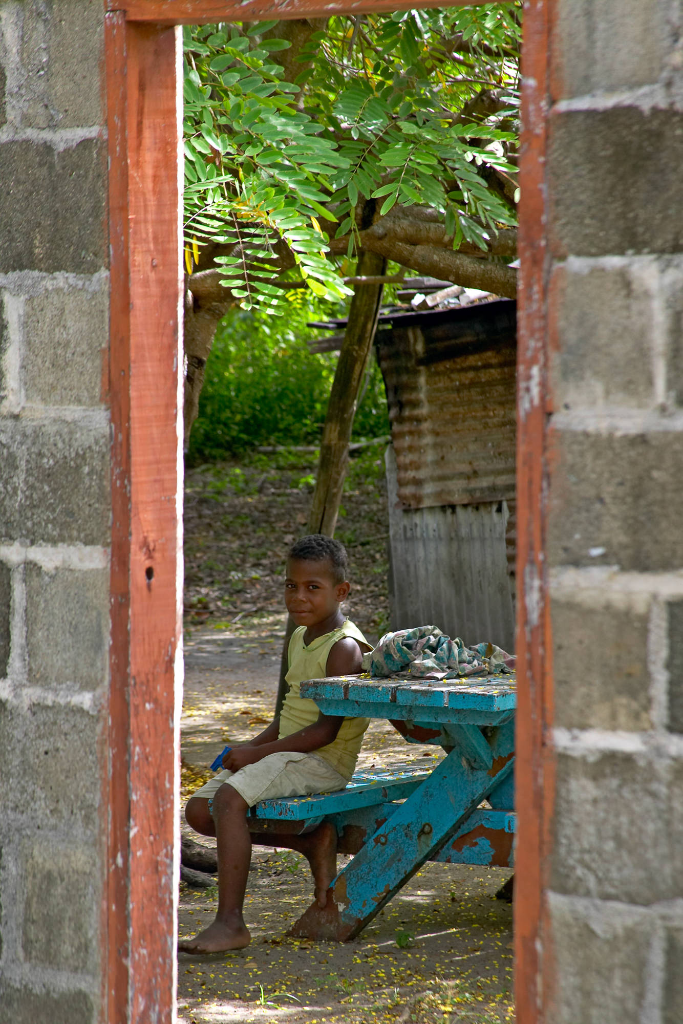 Junge auf Yasawa