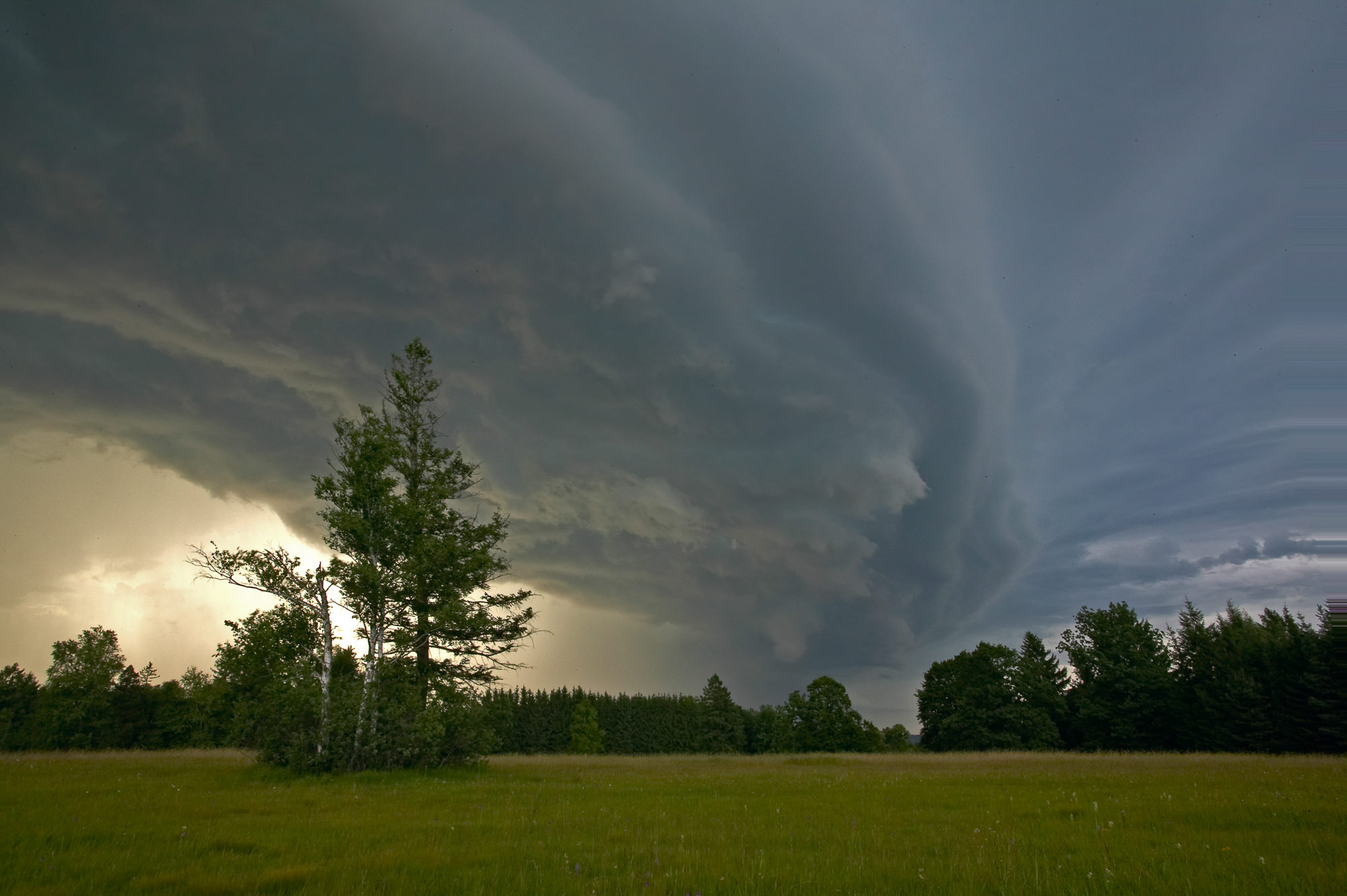 vor dem Gewitter