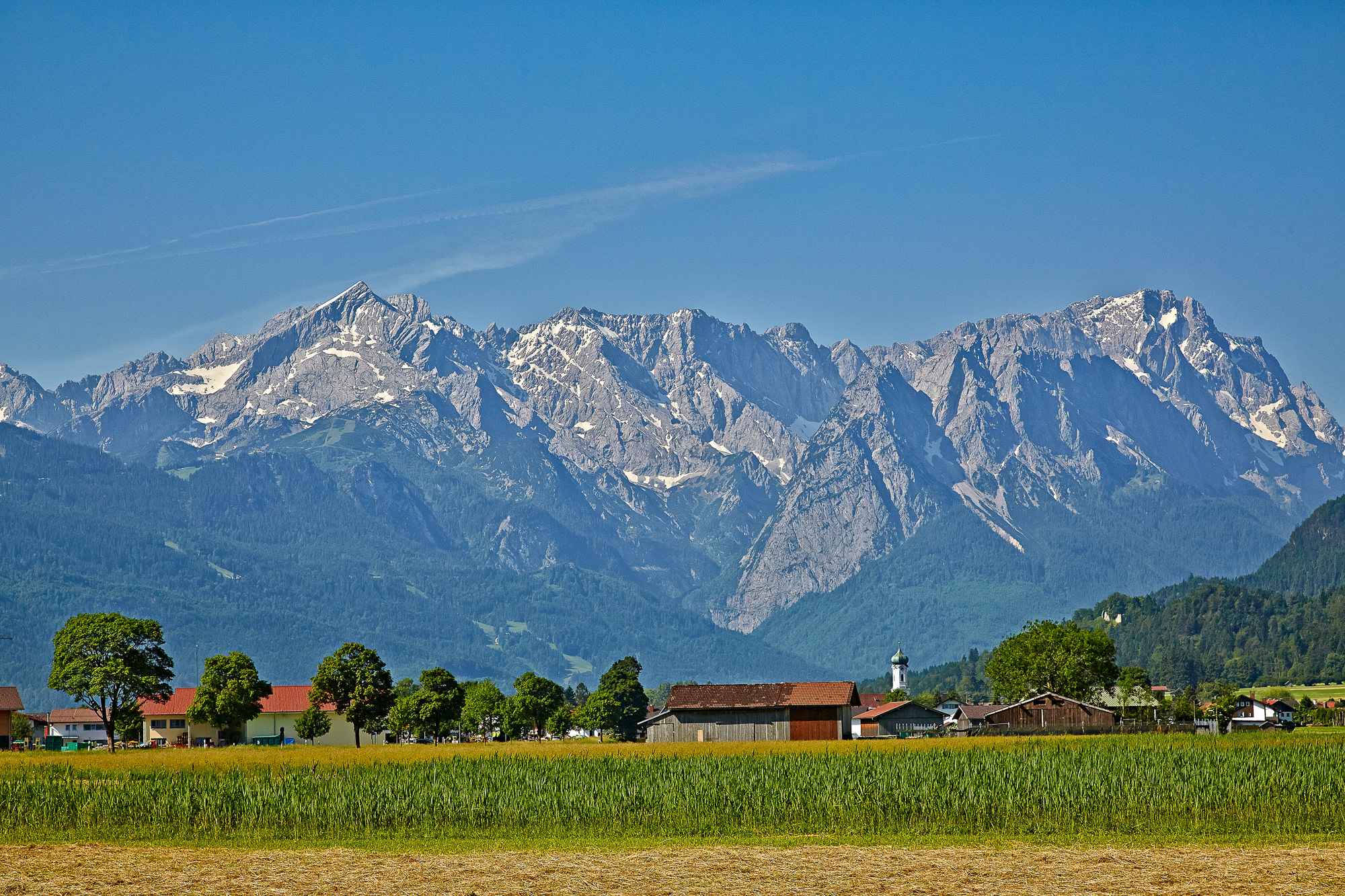 Wetterstein mountains near Garmisch Partenkirchen