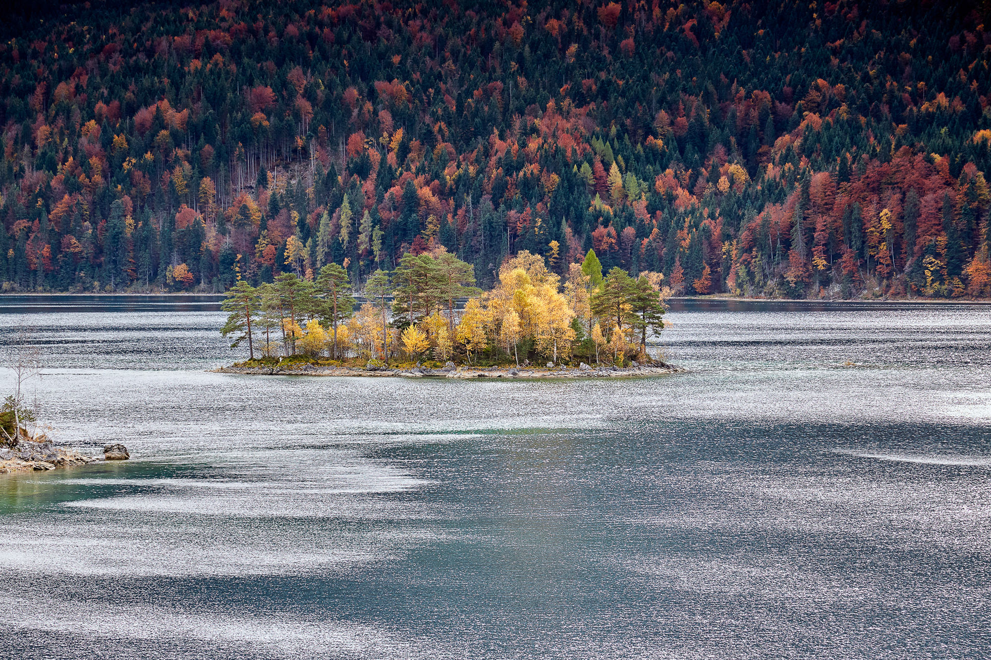 lake Eibsee near Garmisch Partenkirchen