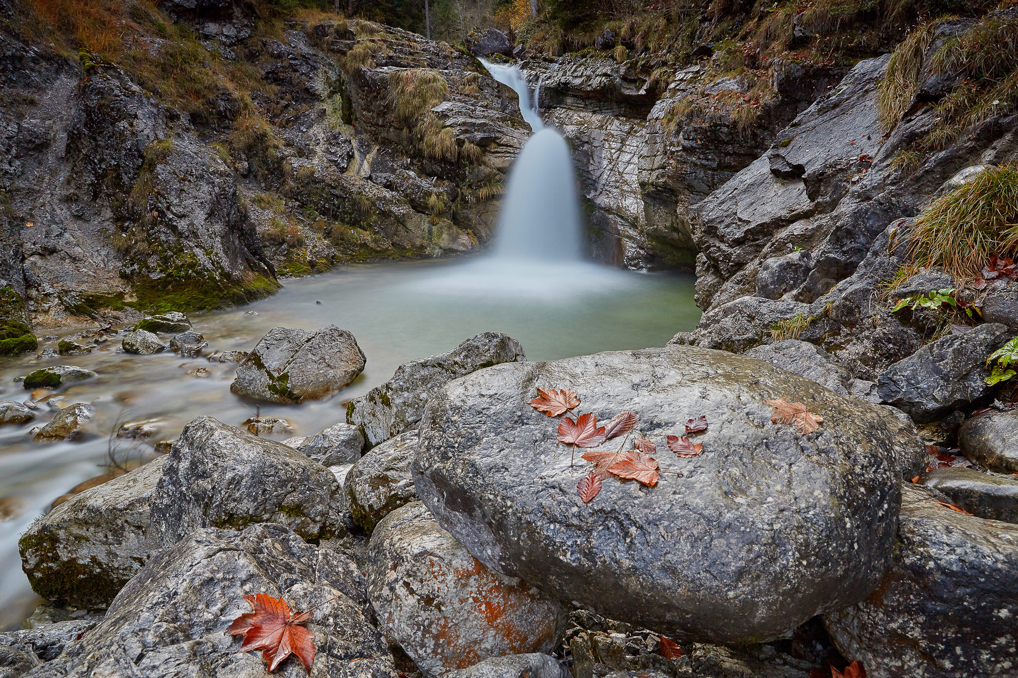waterfall Kuhfluchtfälle at Garmisch Partenkirchen